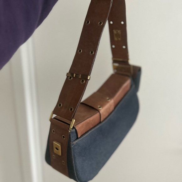 Vintage Dior Columbus bag in denim - Picture 3 of 10